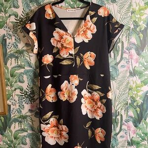 Black Floral Dress